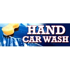 Hand Car Wash PVC Banner